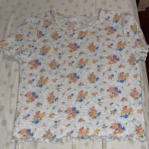 three shirts american eagle, hollister, target